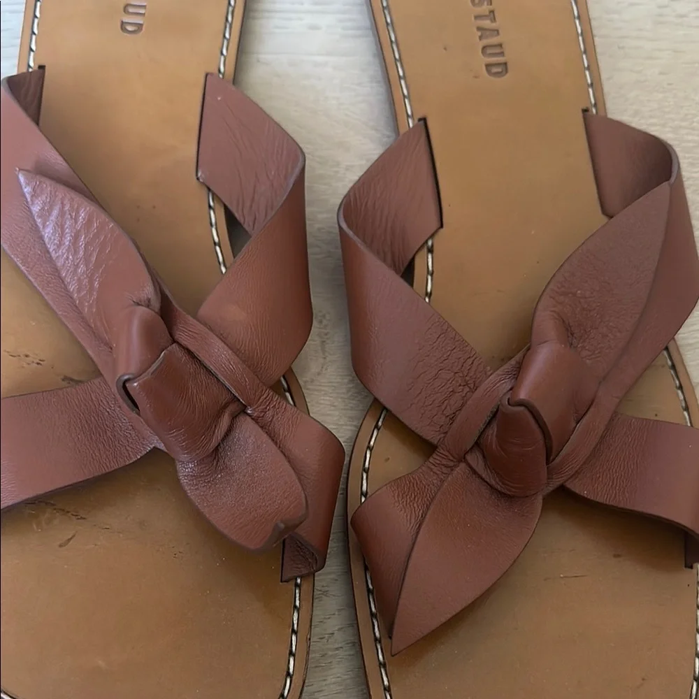 STAUD
Lei Bow Leather Sandals - Picture 2 of 5